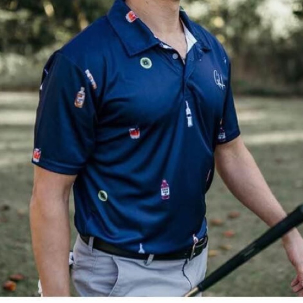 Gashouse Golf Tranfusion Illusion Shirt